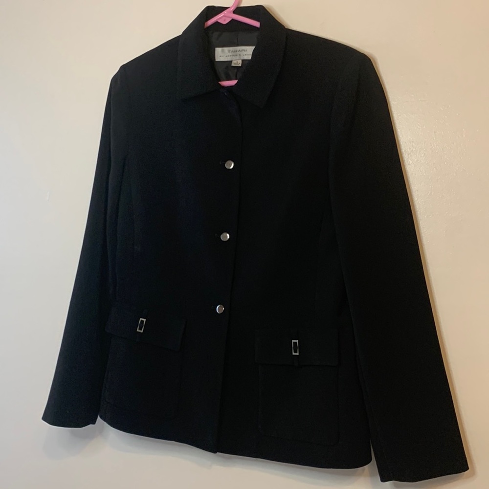 Tahari black jacket